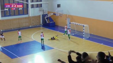 Мини-футбольный клуб «Лида» сыграл в ничью с «Дорожником»