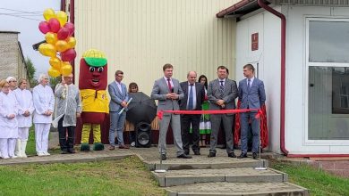 Сегодня ОАО "Гродненский мясокомбинат" открыл в Лиде новый производственный участок на базе бывшего мясокомбината.